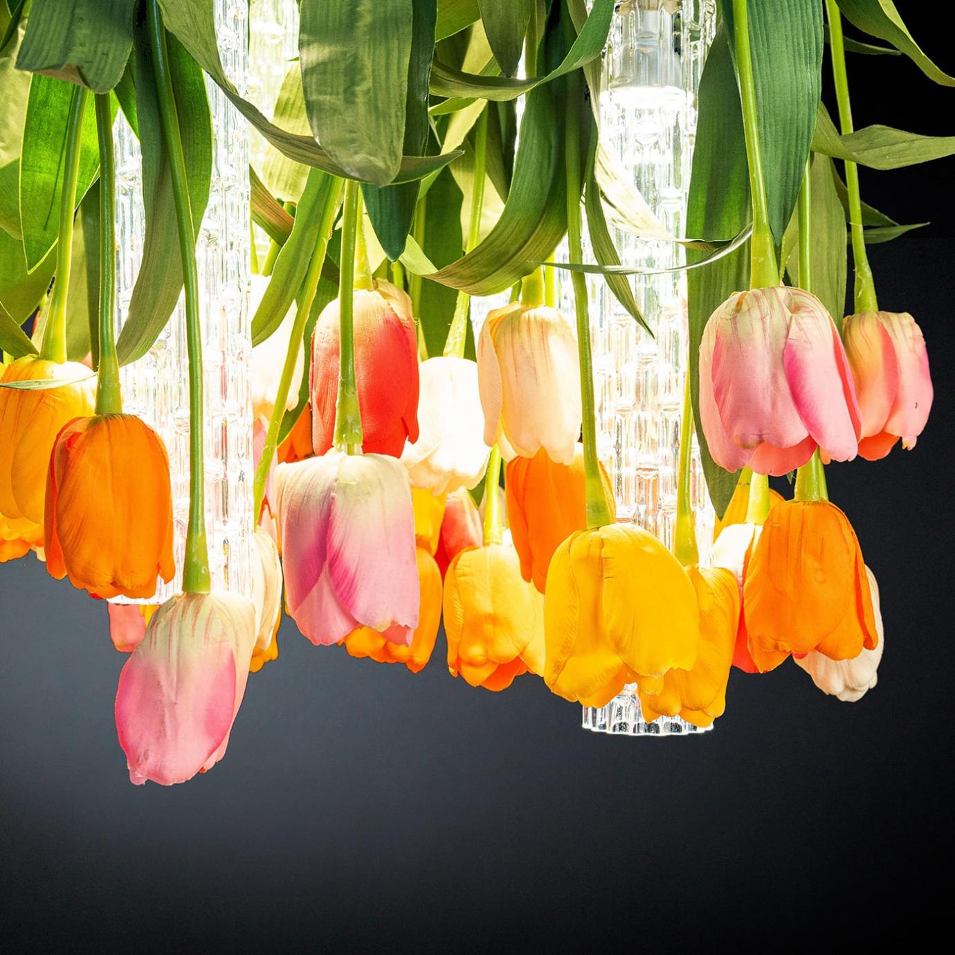 Lustre rond Tulip