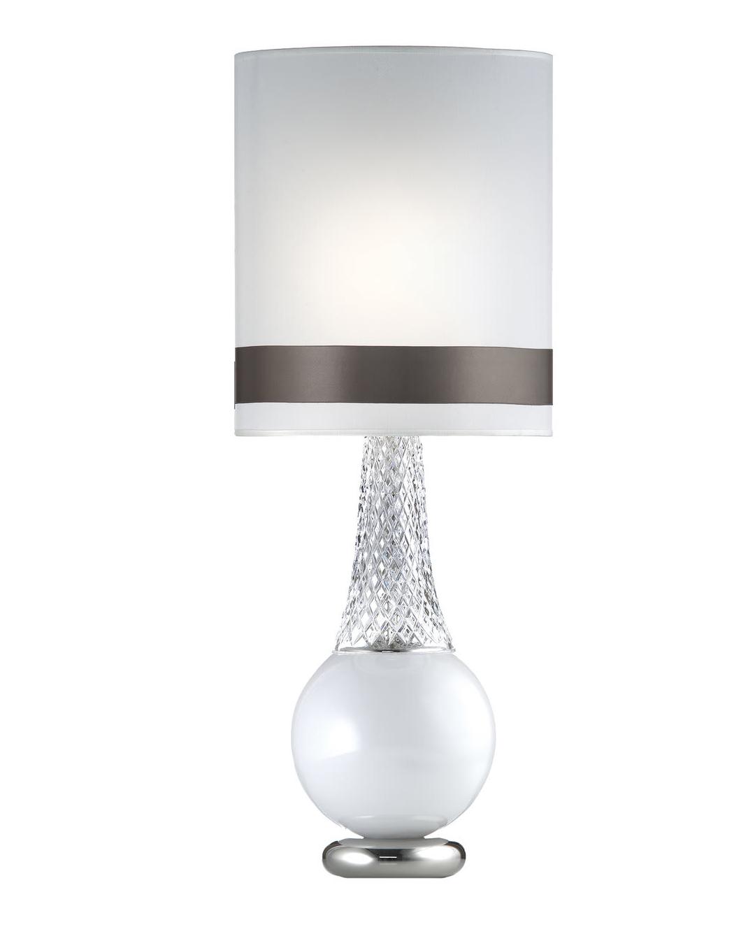 Lampe de Table Florentine en Cristal