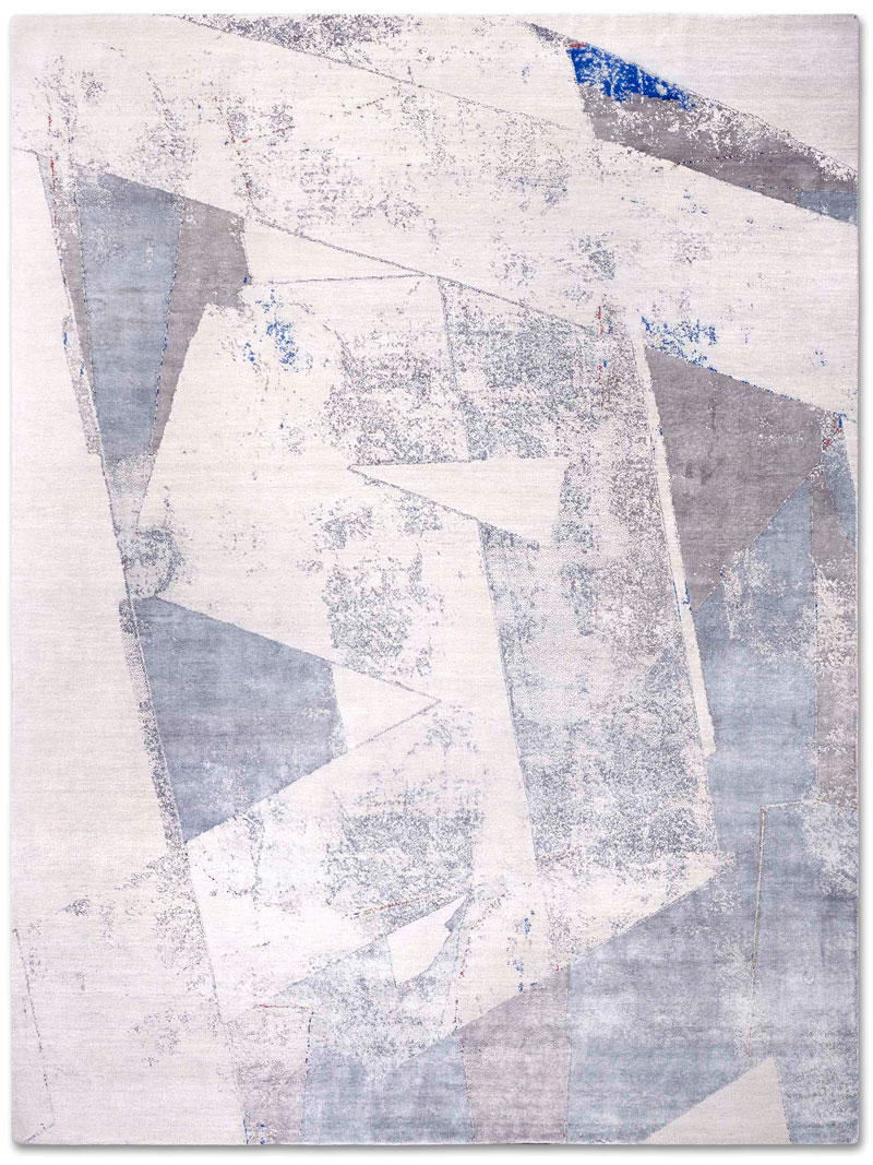 Tapis tissé main Original Gris