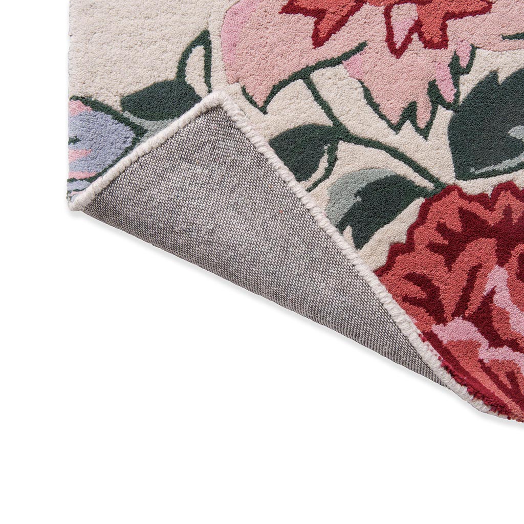 Tapis Wendling Floral Coquelicot Rouge