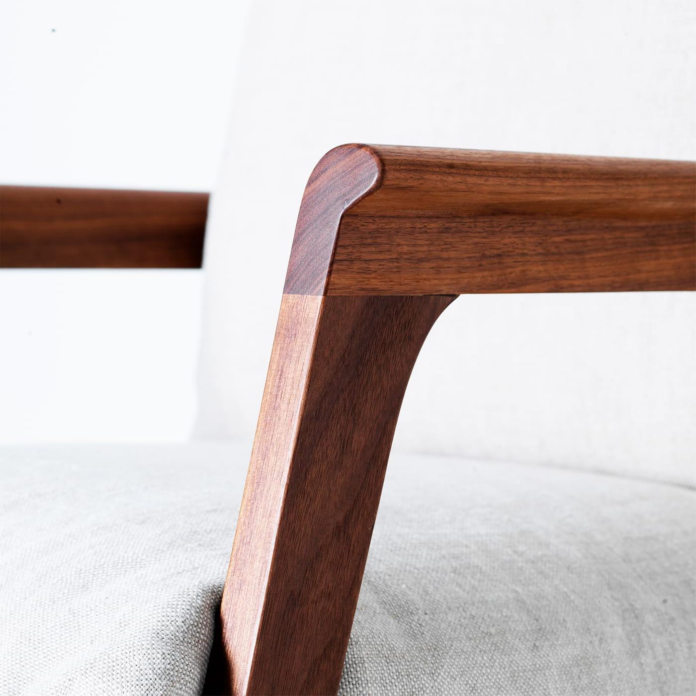 Fauteuil à Bascule Momento Marron | Revêtement: Linen BEL-LINO G077 11