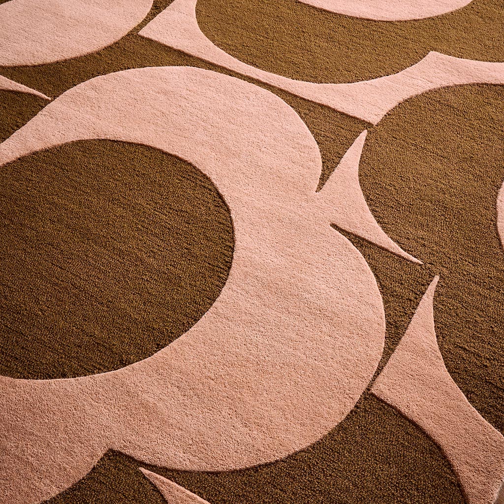 Prism Flower Pink / Terracotta Tapis