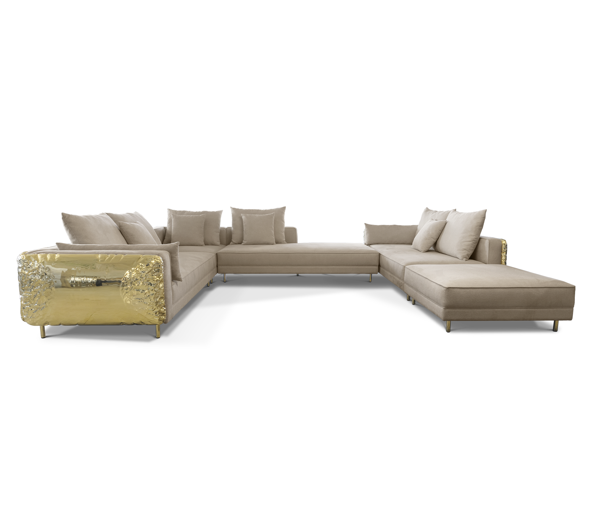 Canapé Modulaire Crème Imperia