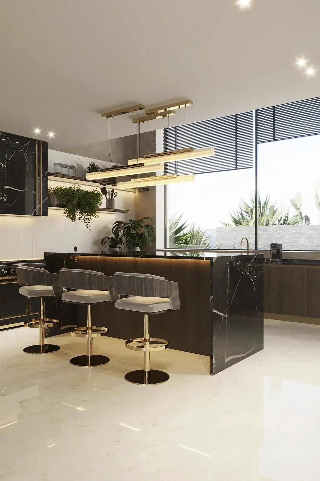 Chaise de Bar Pivotante Galea - 3