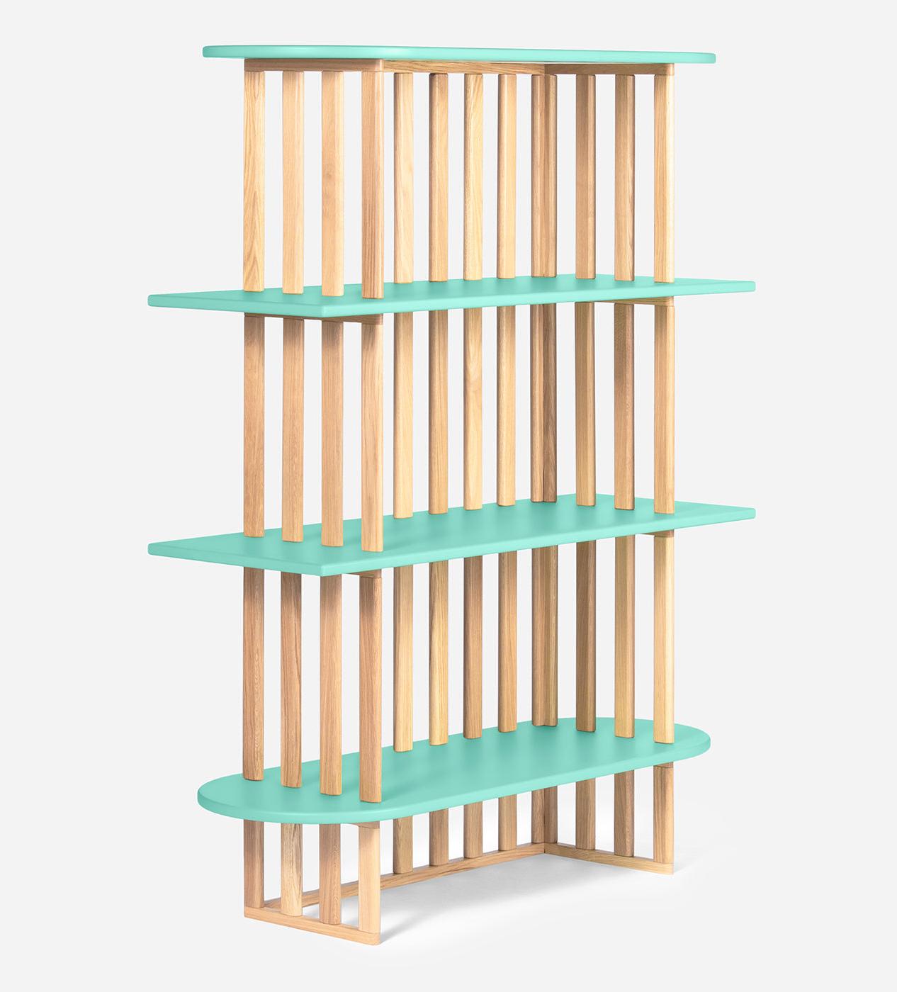 Bibliothèque Verte à Quatre Niveaux