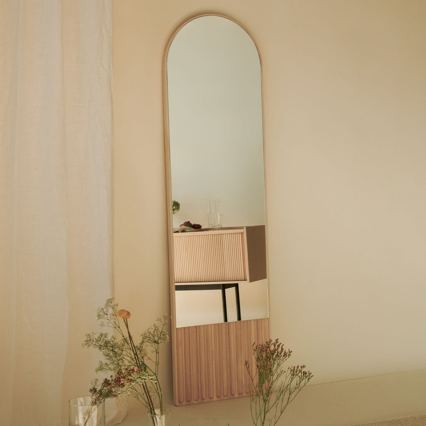 Miroir sur Pied Naturel Tutto Sesto