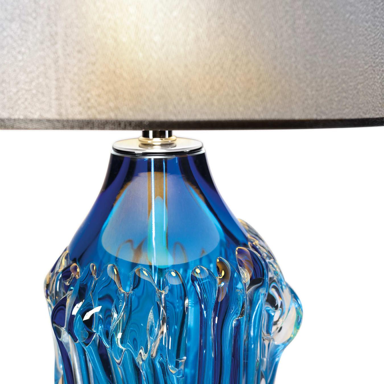 Lampe de table en verre de Murano