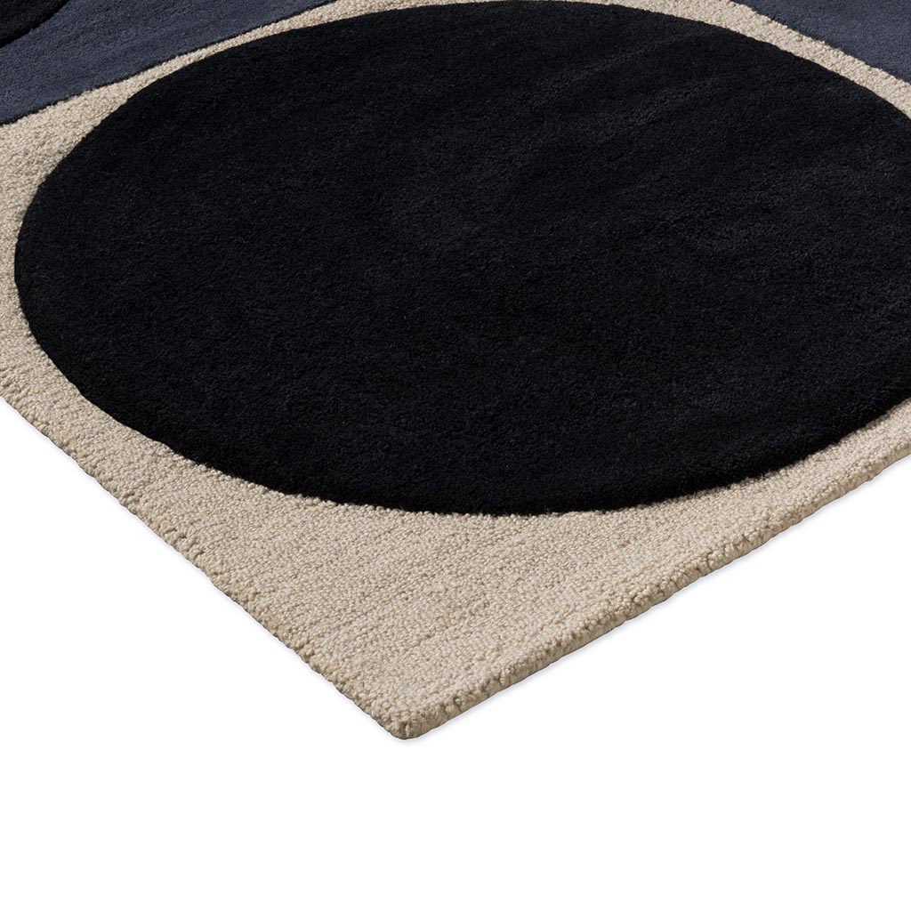 Spot Square Blue / Navy Tapis