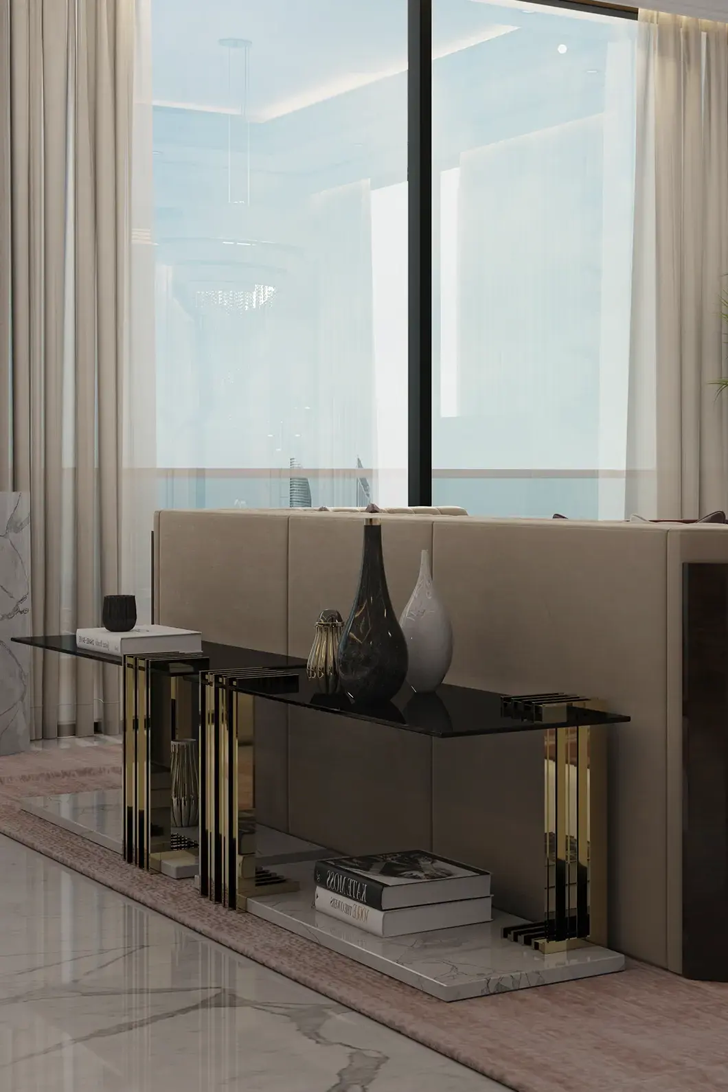 Grande Table d’Appoint Vertigo - 1