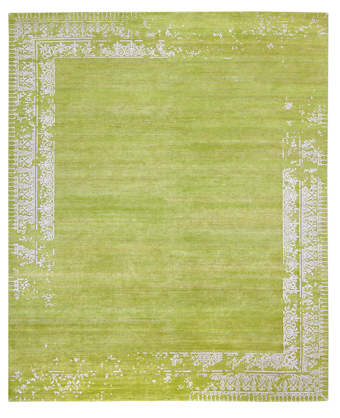 Tapis Ferrara Bordure Spéciale Verte | Taille: 280 x 360 cm