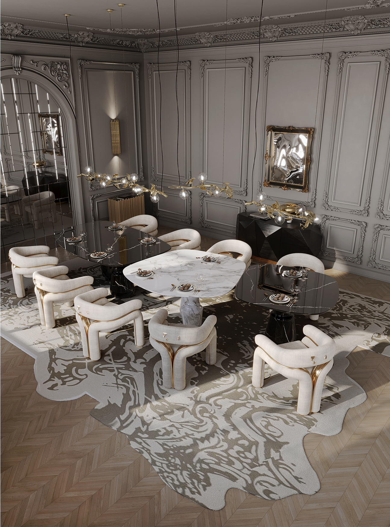 Chaise Celestia Blanche