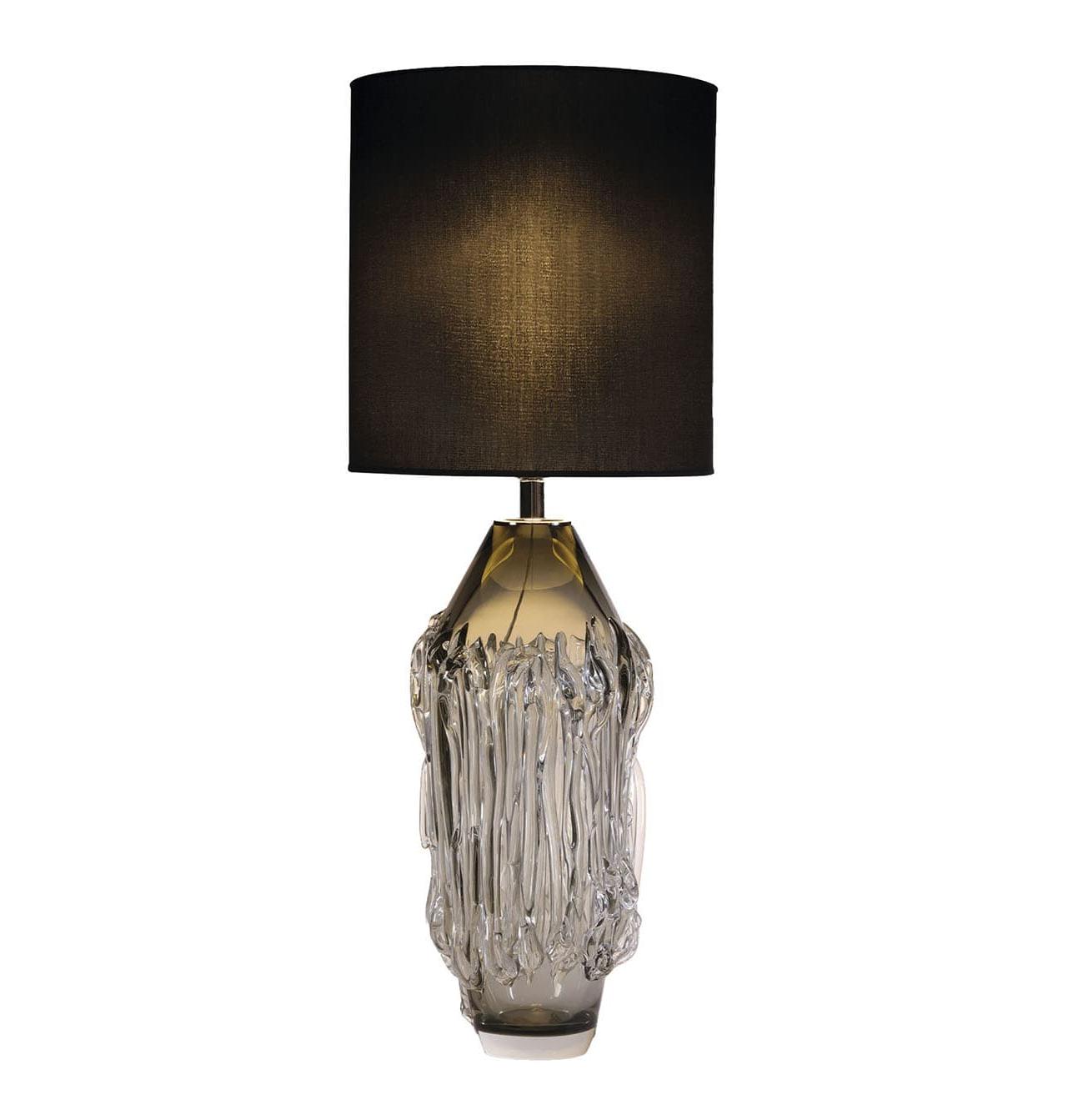 Lampe de table en verre de Murano