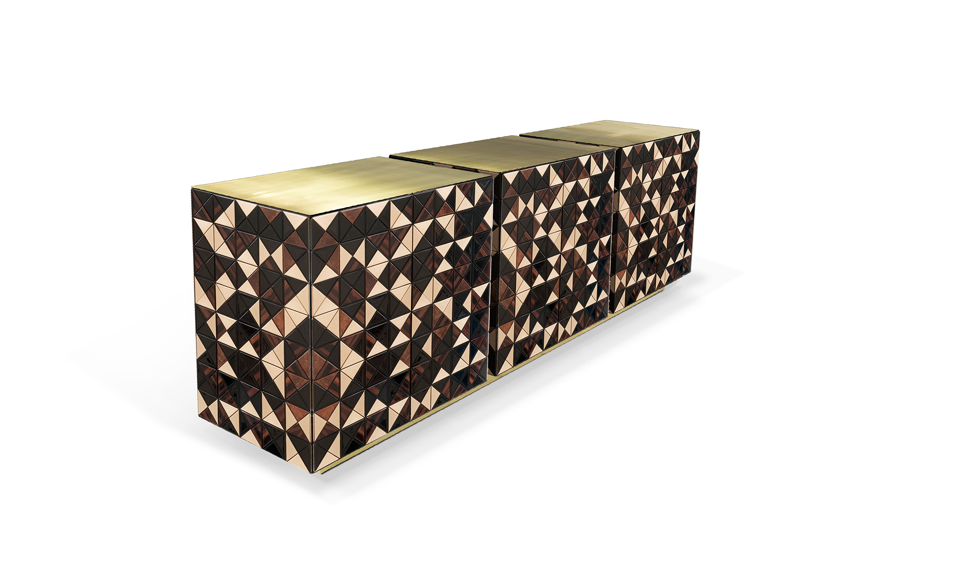 Buffet en Noyer Mosaic