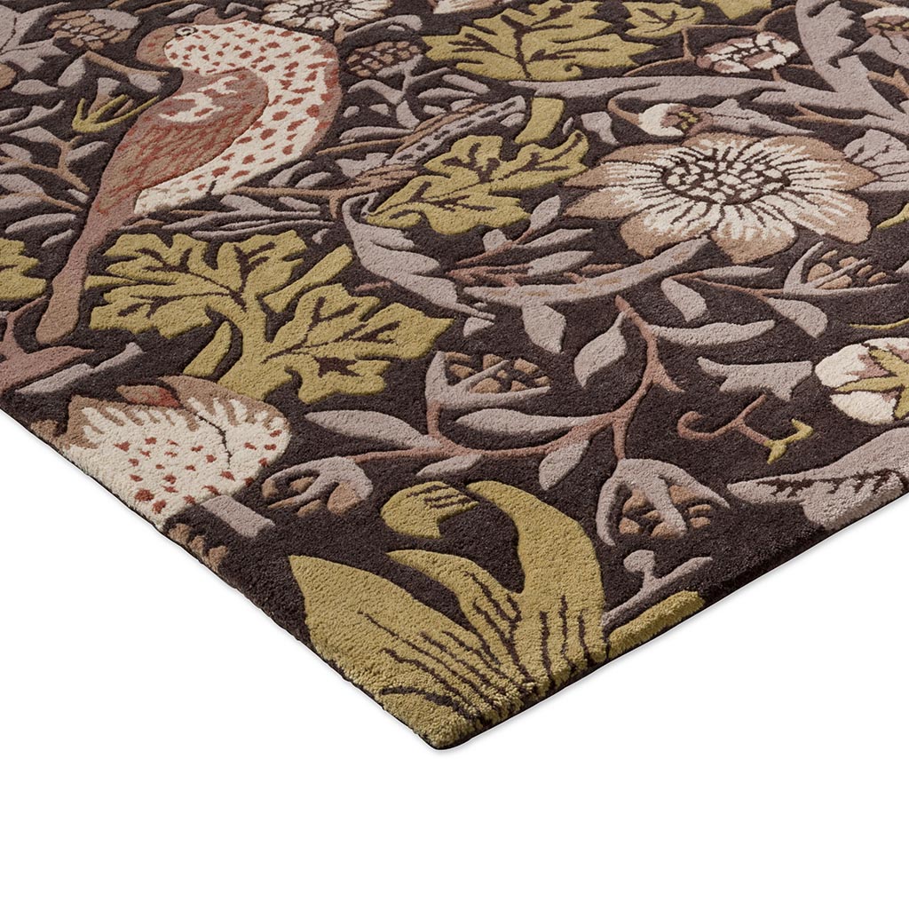 Strawberry Thief Grape Tapis | Taille: 200 × 280 cm