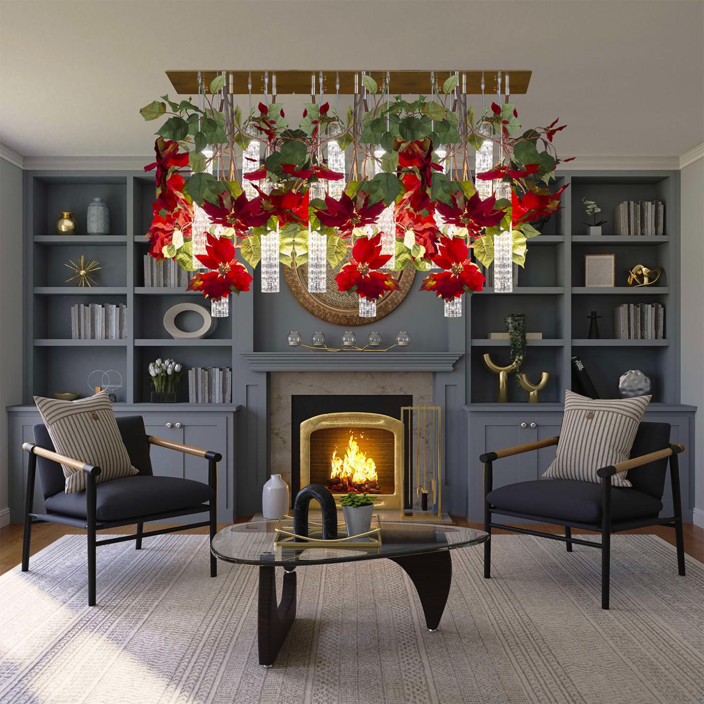 Lustre Poinsettia