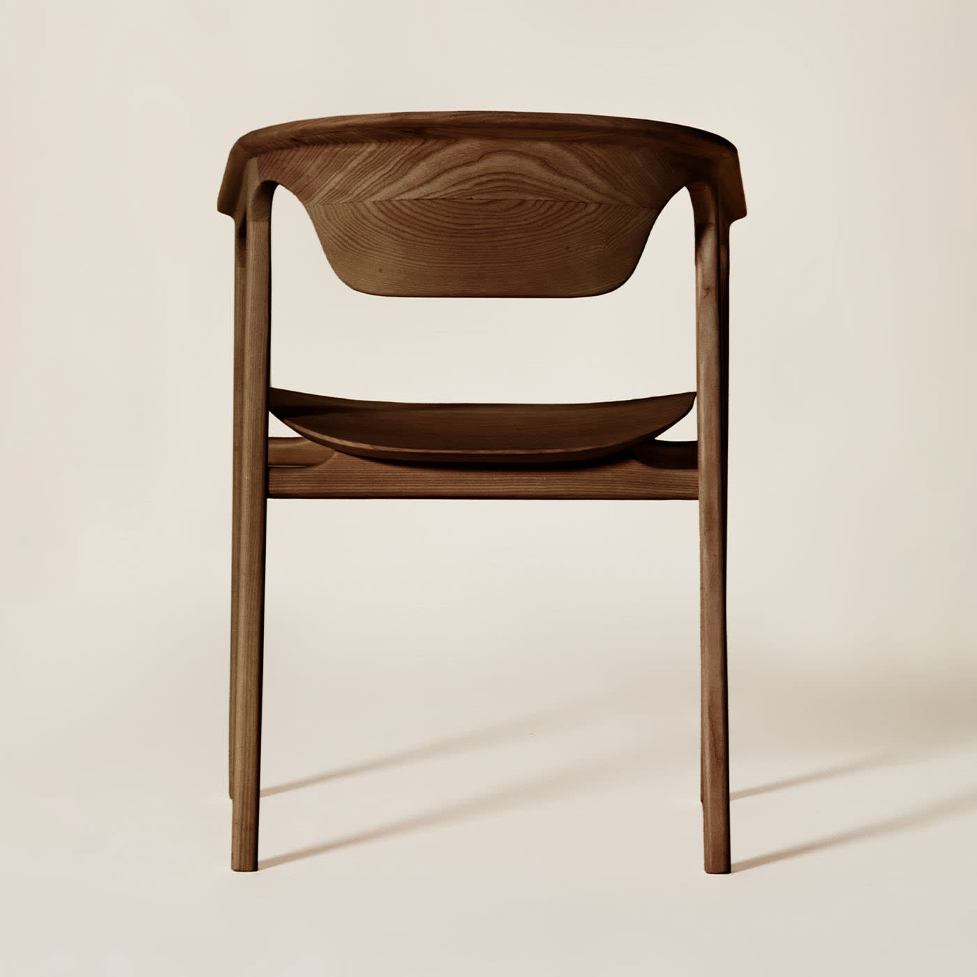 Chaise Duna en Frêne Marron