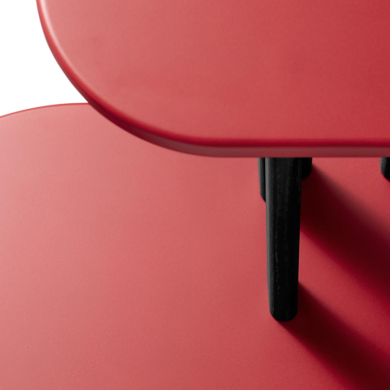 Console Noire et Rouge à Deux Niveaux