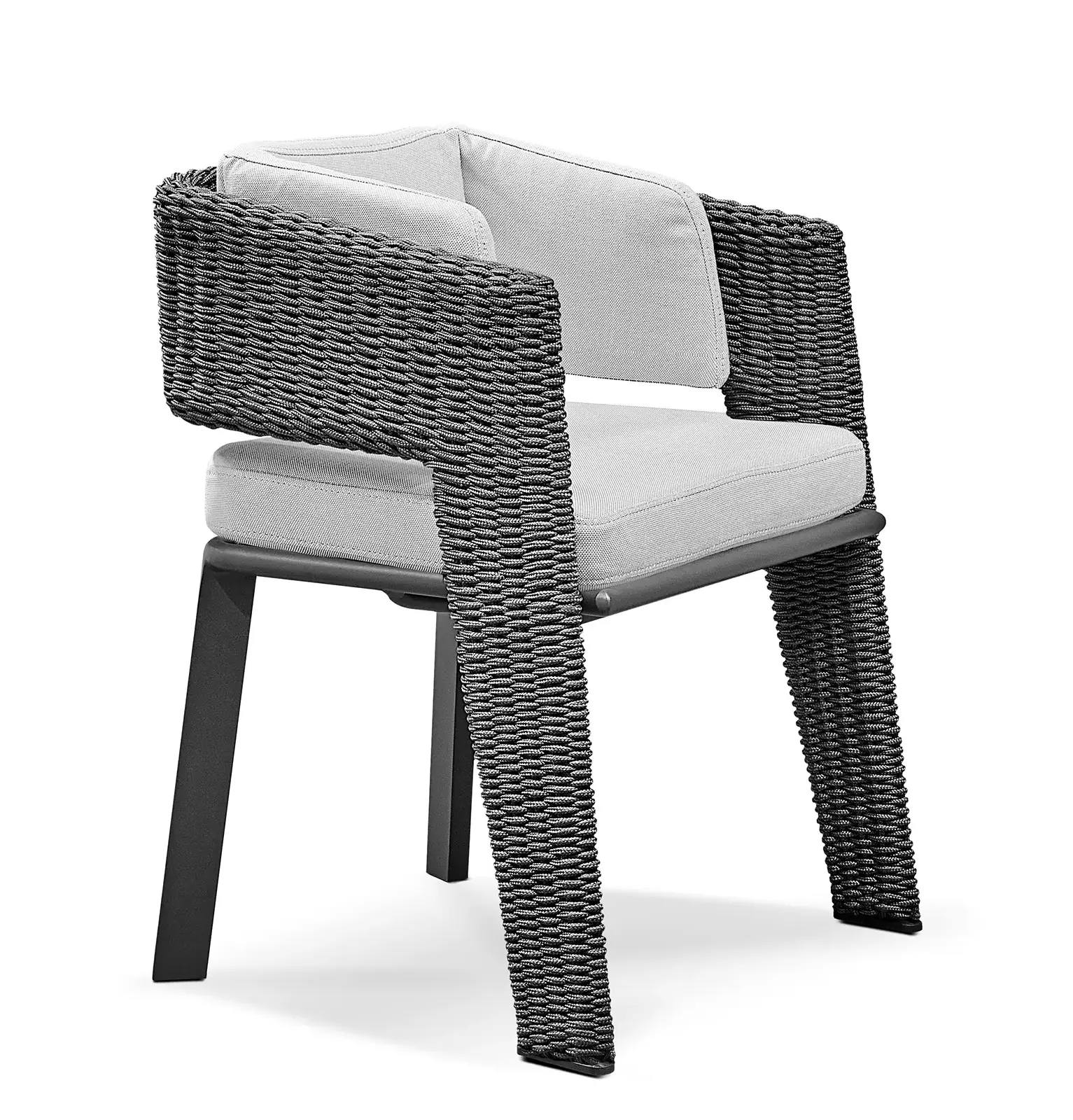 Chaise De Salle À Manger Grise Crown