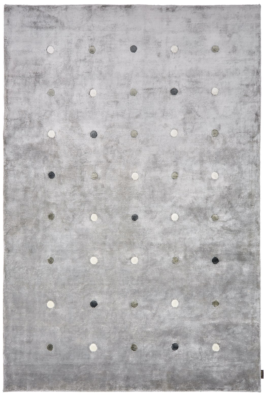 Tapis Points Gris Mélangé