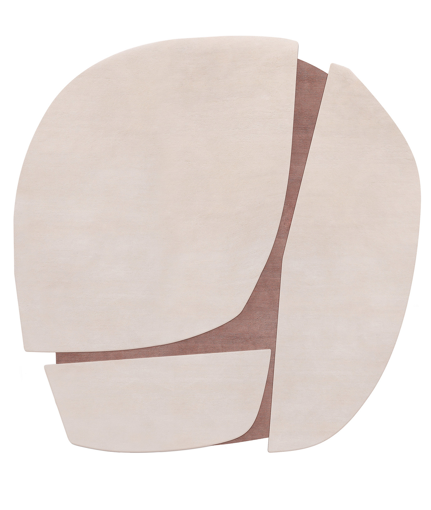 Tapis Designer Rouille Forme Spéciale
