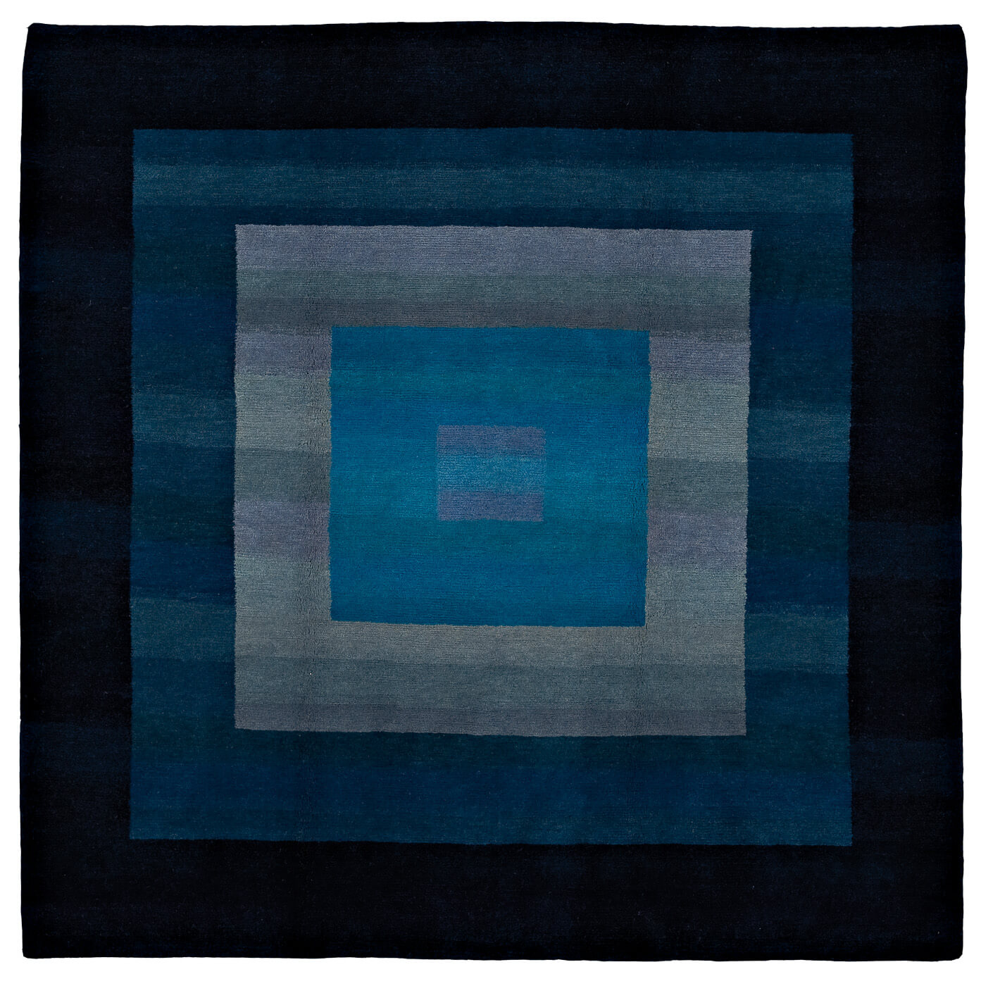 Tapis 5 Bordures Bleu Marine | Taille: 250 x 300 cm