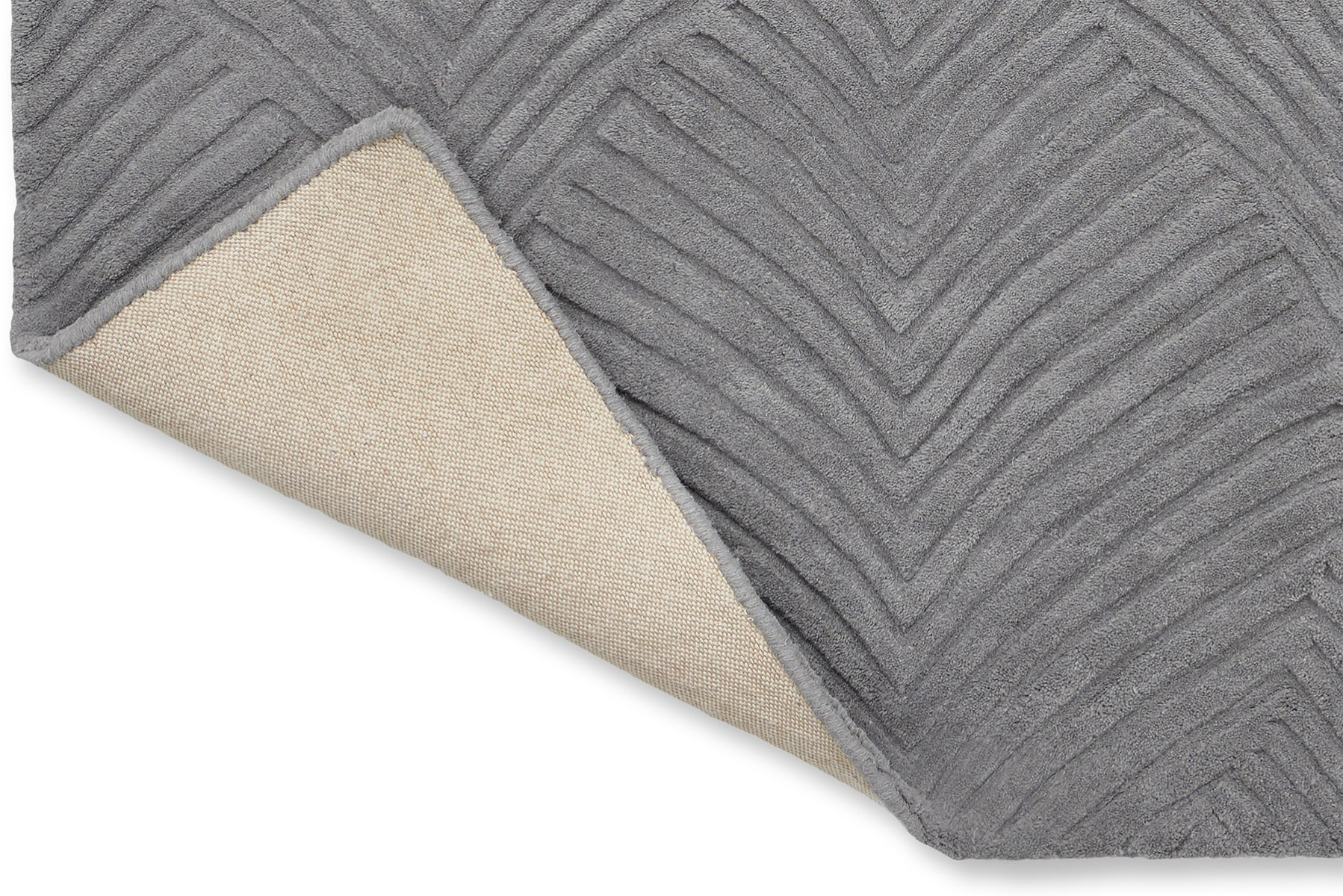 Tapis Folia Gris Frais