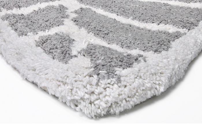 Tapis Leaf Grey/Ivory