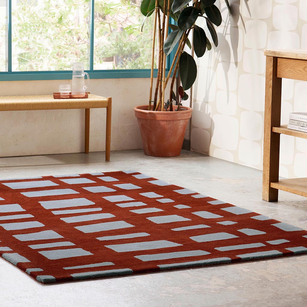 Tapis Arlo Brique