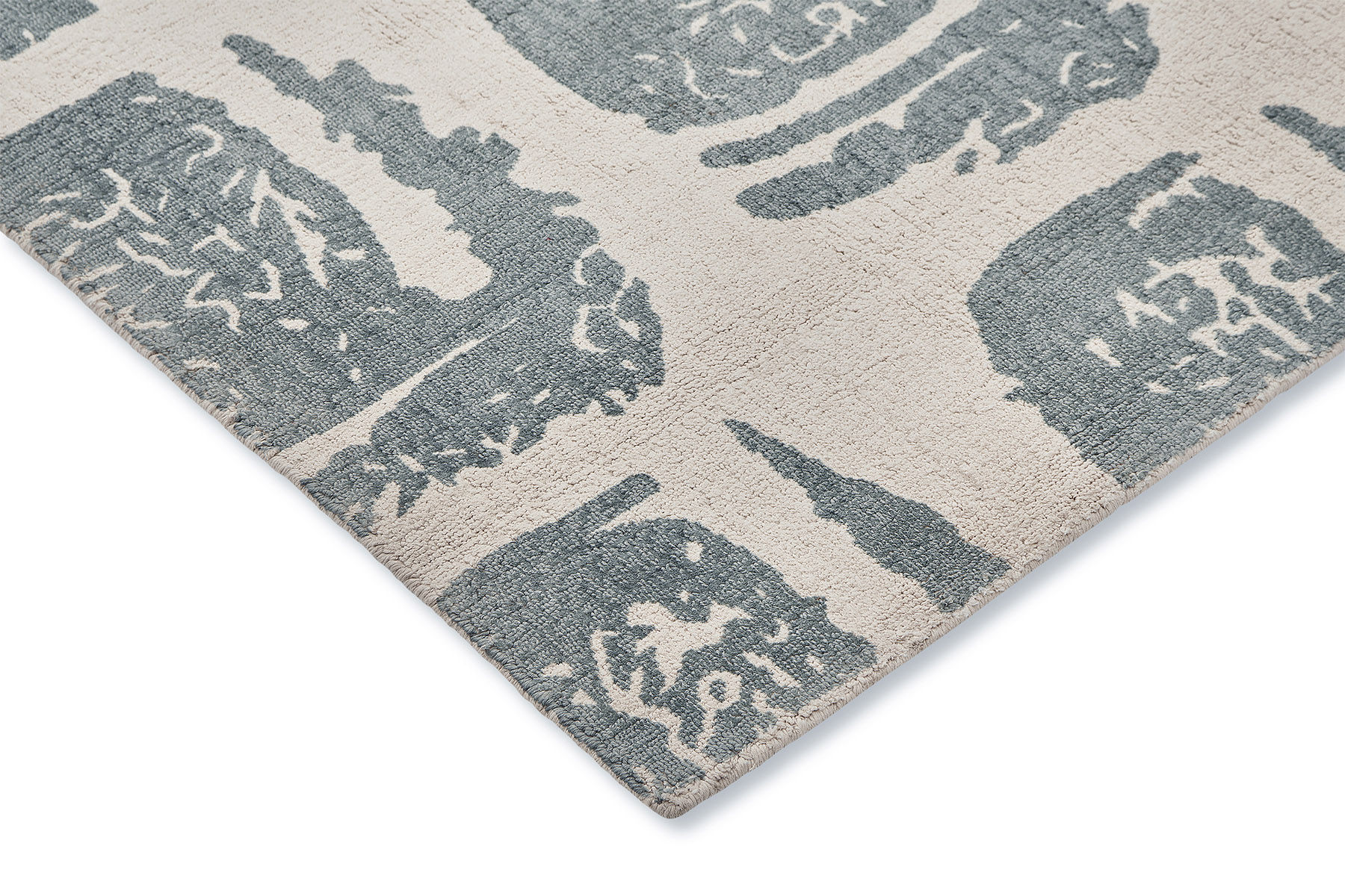 Tapis Woodblock Gris | Taille: 170 x 240 cm