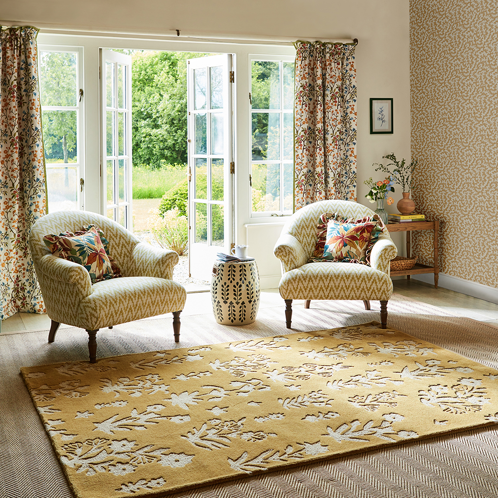 Tapis Woodland Glade Or 146806 | Taille: 140 x 200 cm