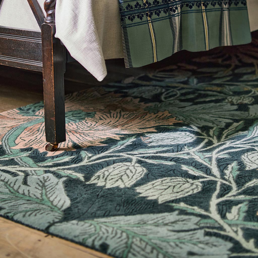 Honeysuckle & Tulip Teal Tapis