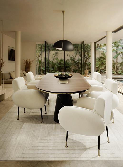 Table de Cuisine et de Salle à Manger Ovale Bertoia - 5