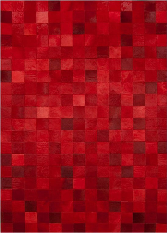 Tapis Mosaïque Rouge