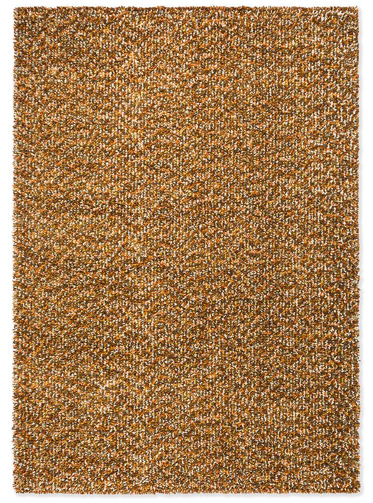 Tapis shaggy feutré Pop-Art Jaune