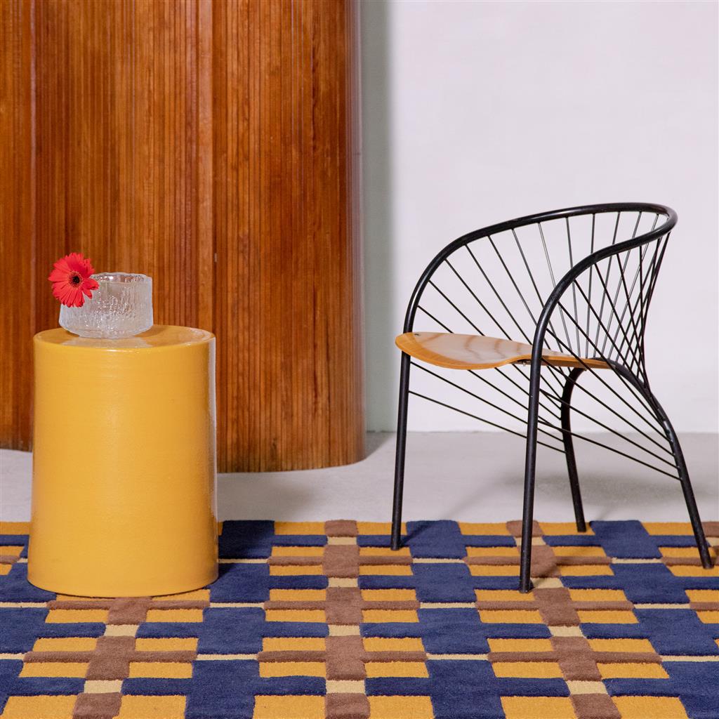 Tapis design Decor Milano Ocre Doré 097806