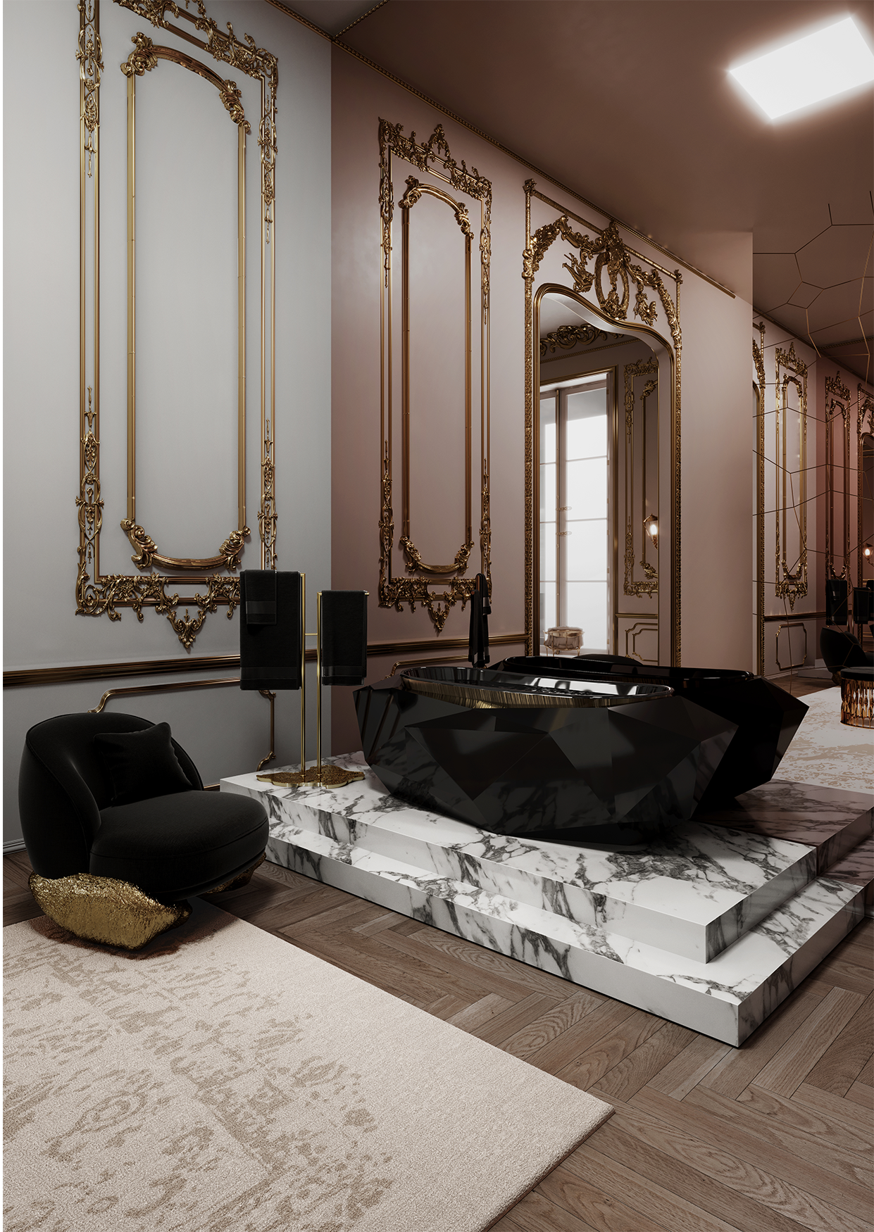 Fauteuil Angora II Baltic Noir