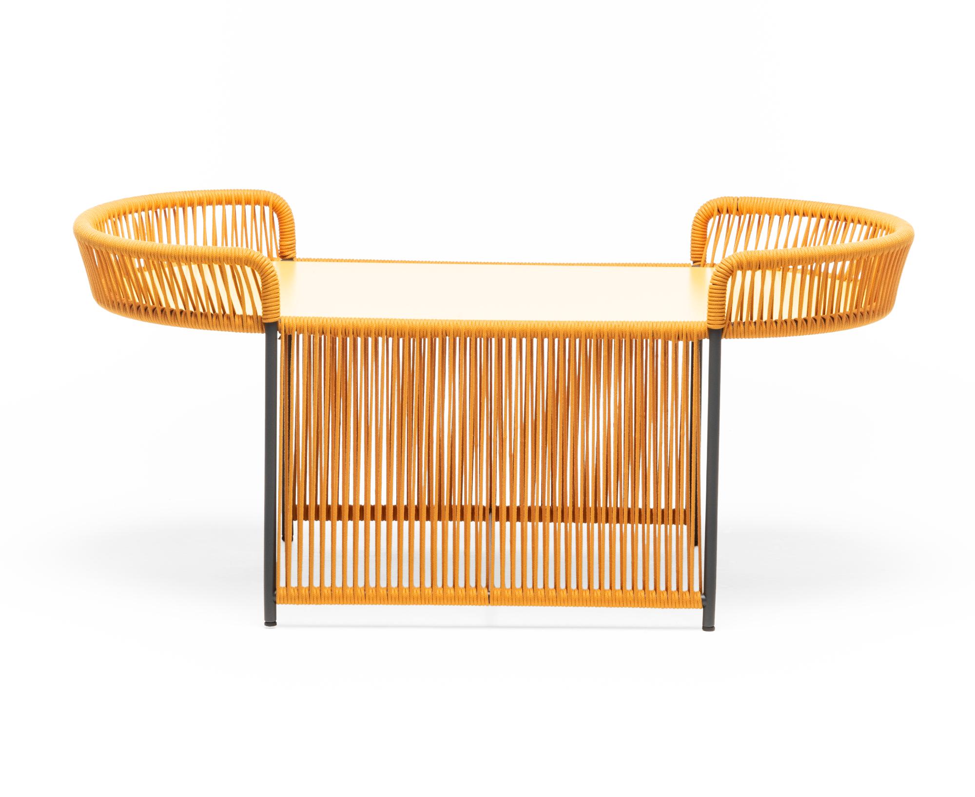 Table Basse de Jardin Ovale Jaune Altana OV