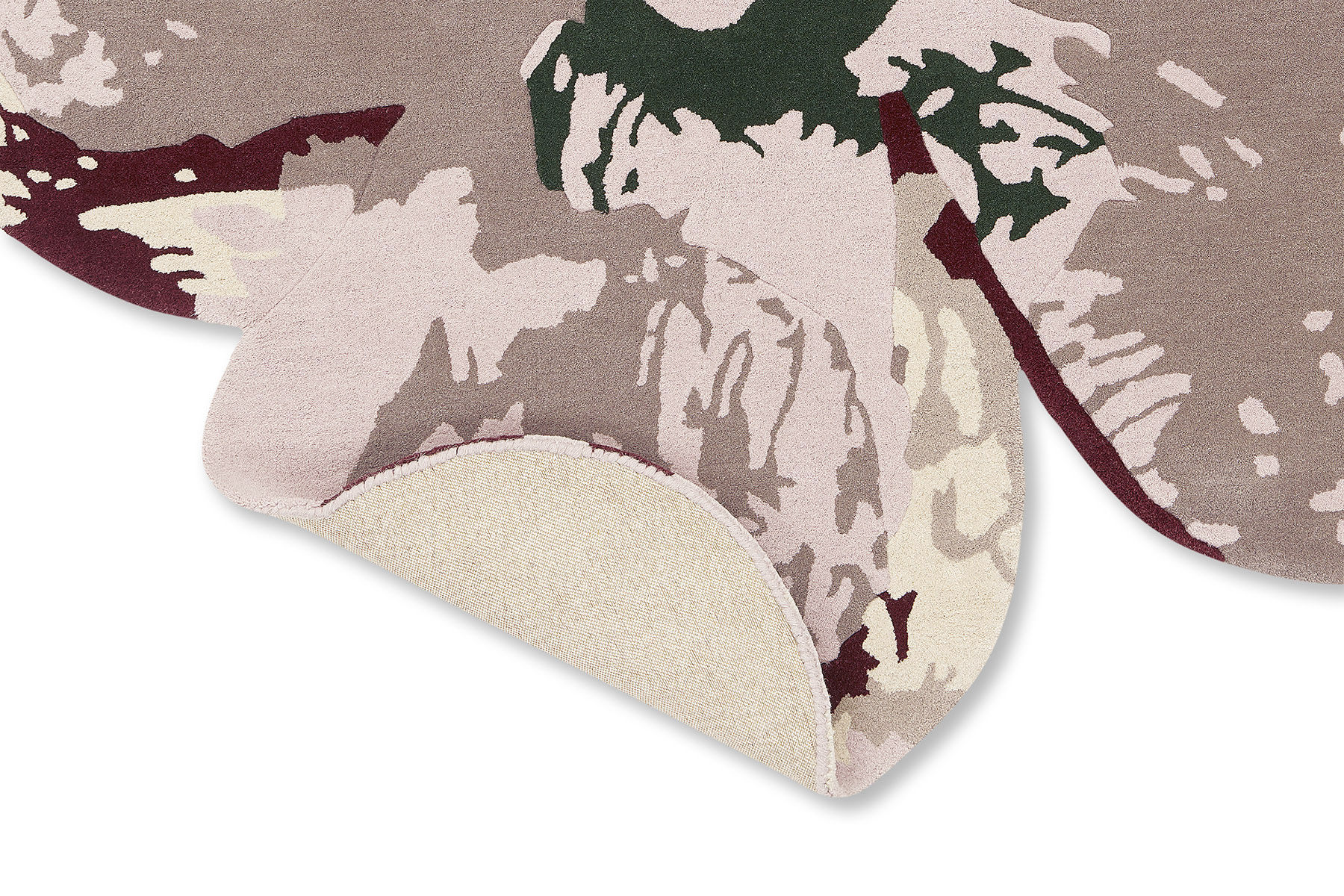Tapis en forme Magnolia Bourgogne