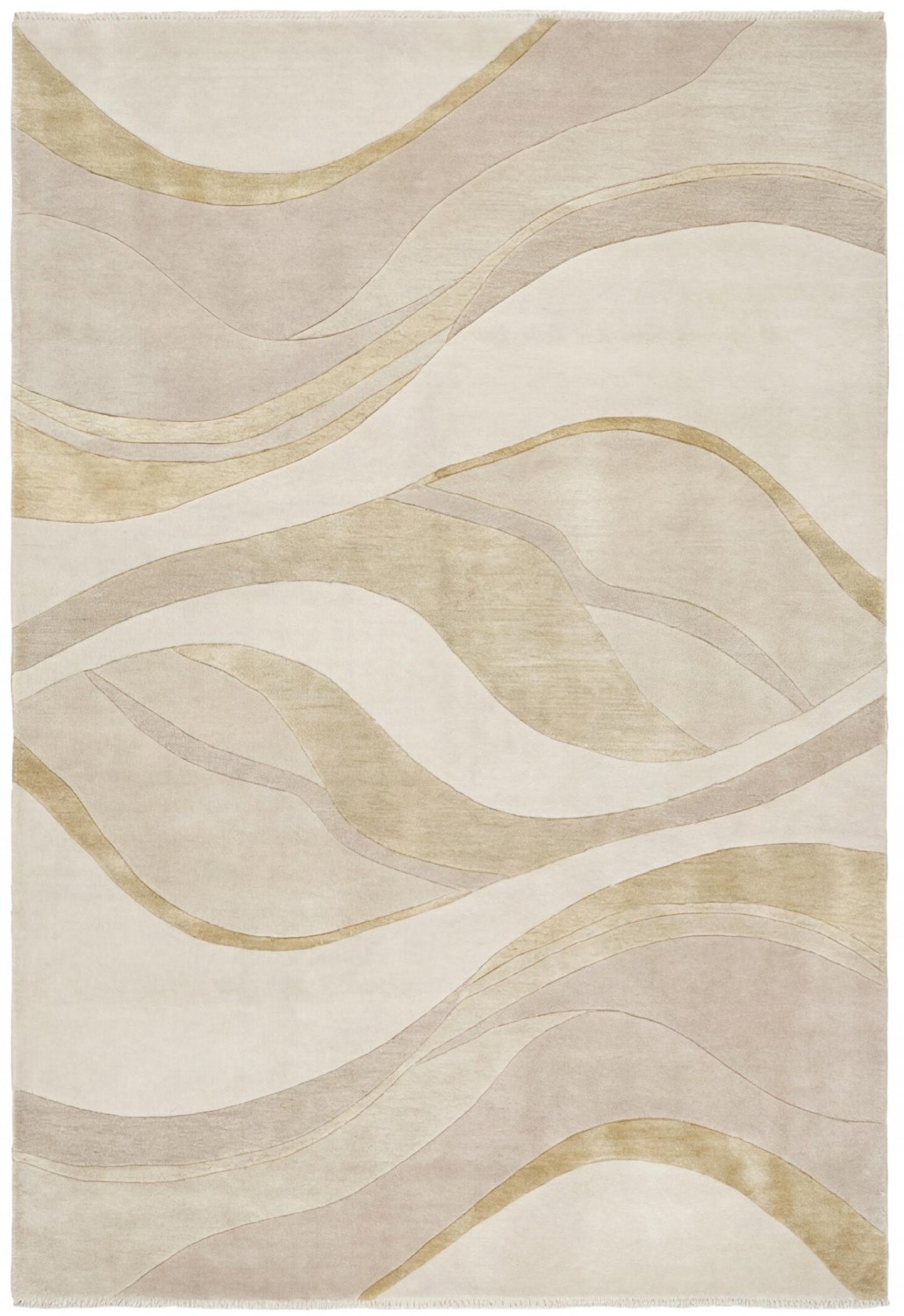 Tapis fait main Sand Waves
