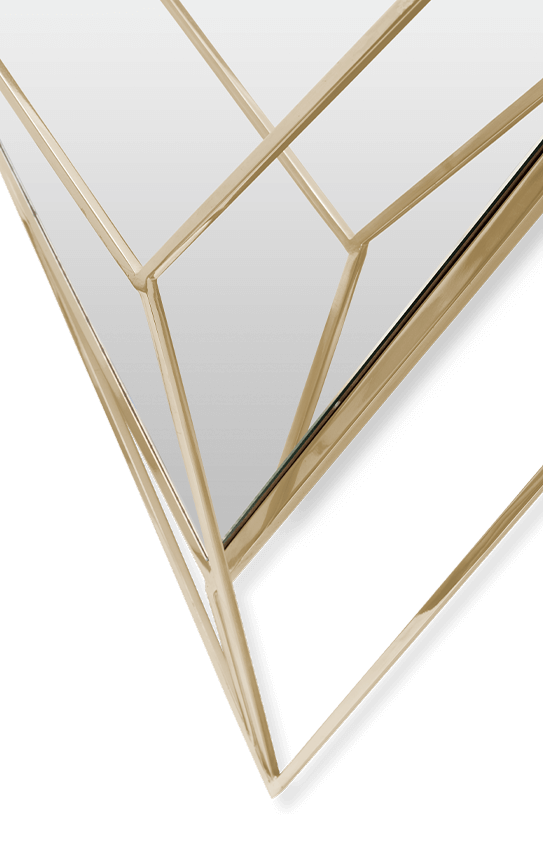 Petit Miroir Mural Lustre