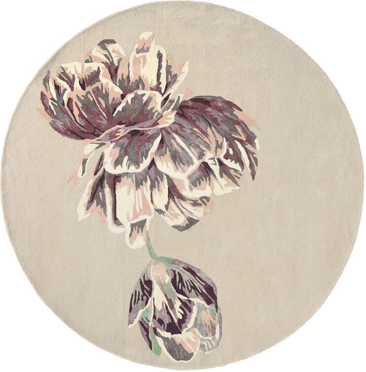 Tapis Rond Tranquility Beige 56001