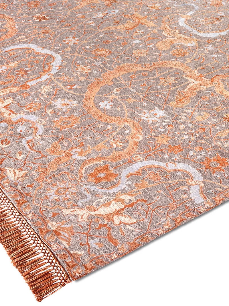 Tapis de luxe Tabriz Orange