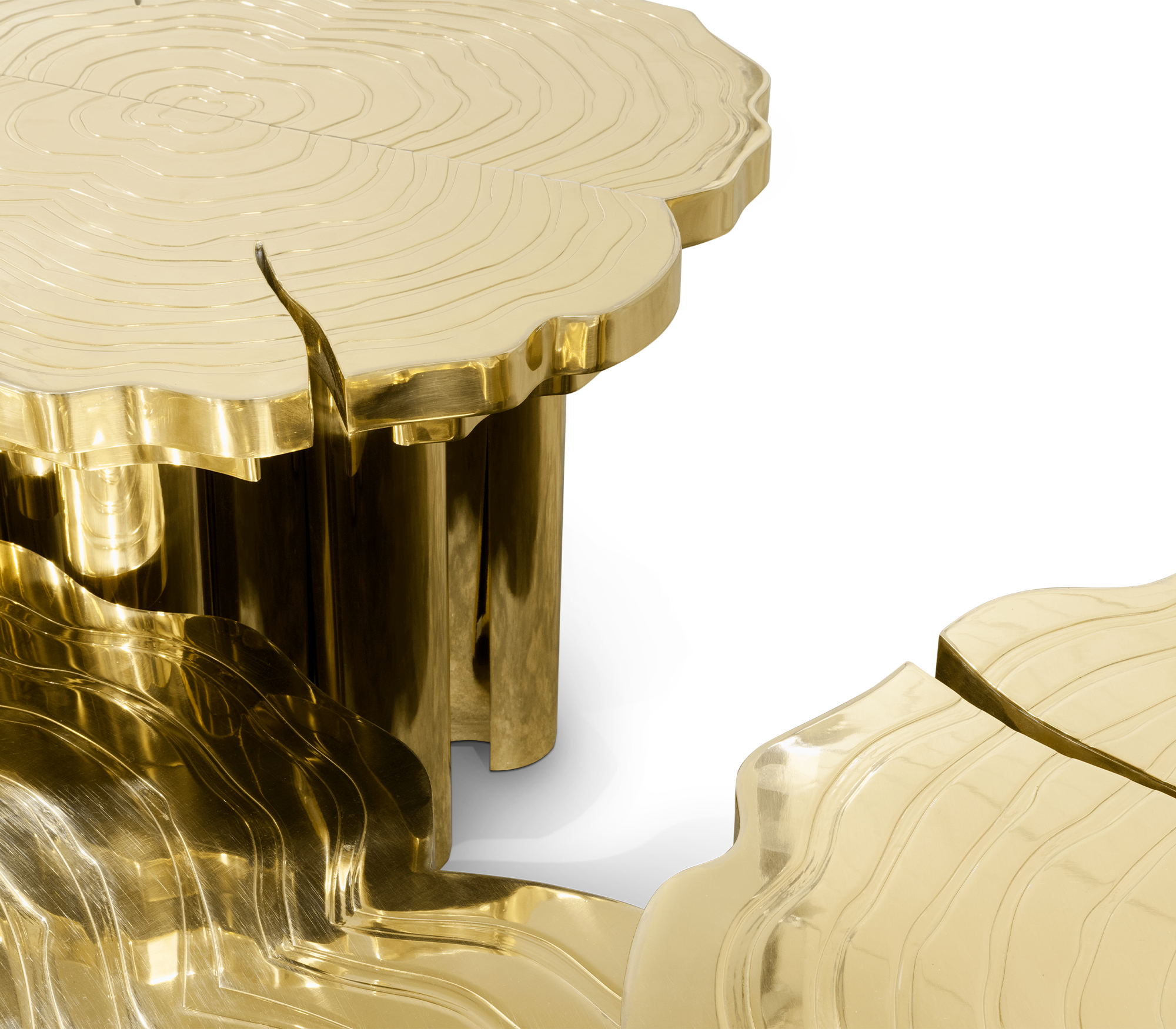 Set de Tables Basses Or Fortuna (x3)