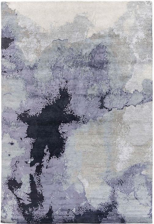 Tapis Abstrait Violet