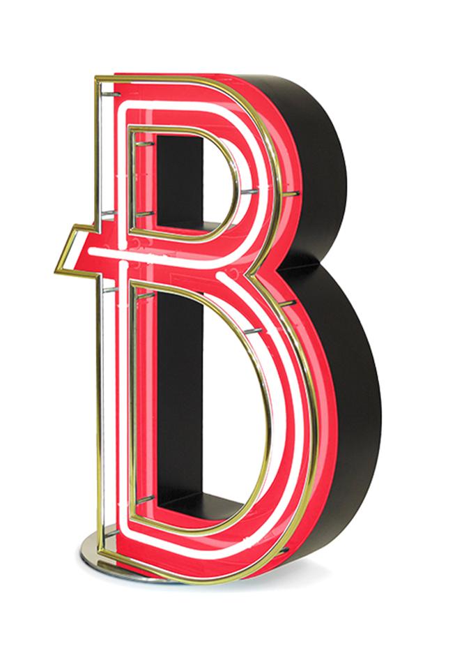 Lettre Lumineuse Bold B