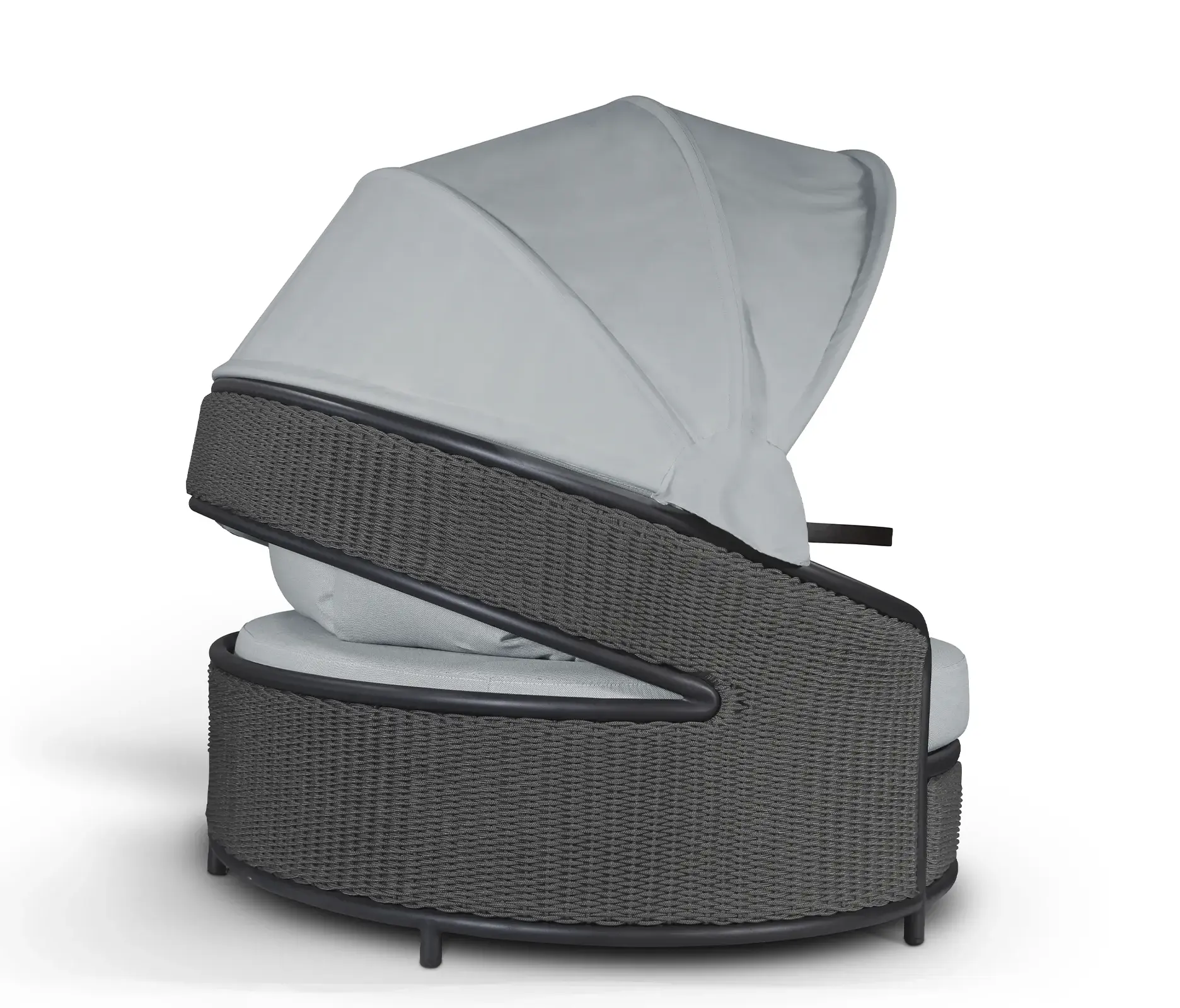 Lit De Jour Gris Crown