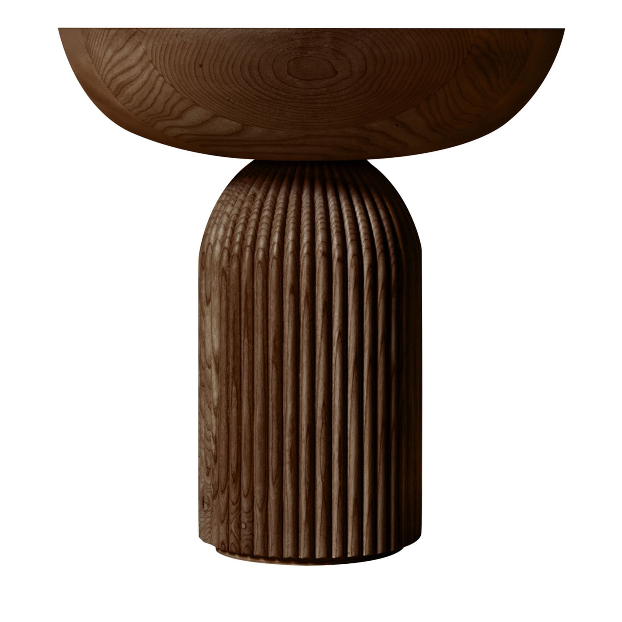 Table Basse Convesso en Frêne Marron