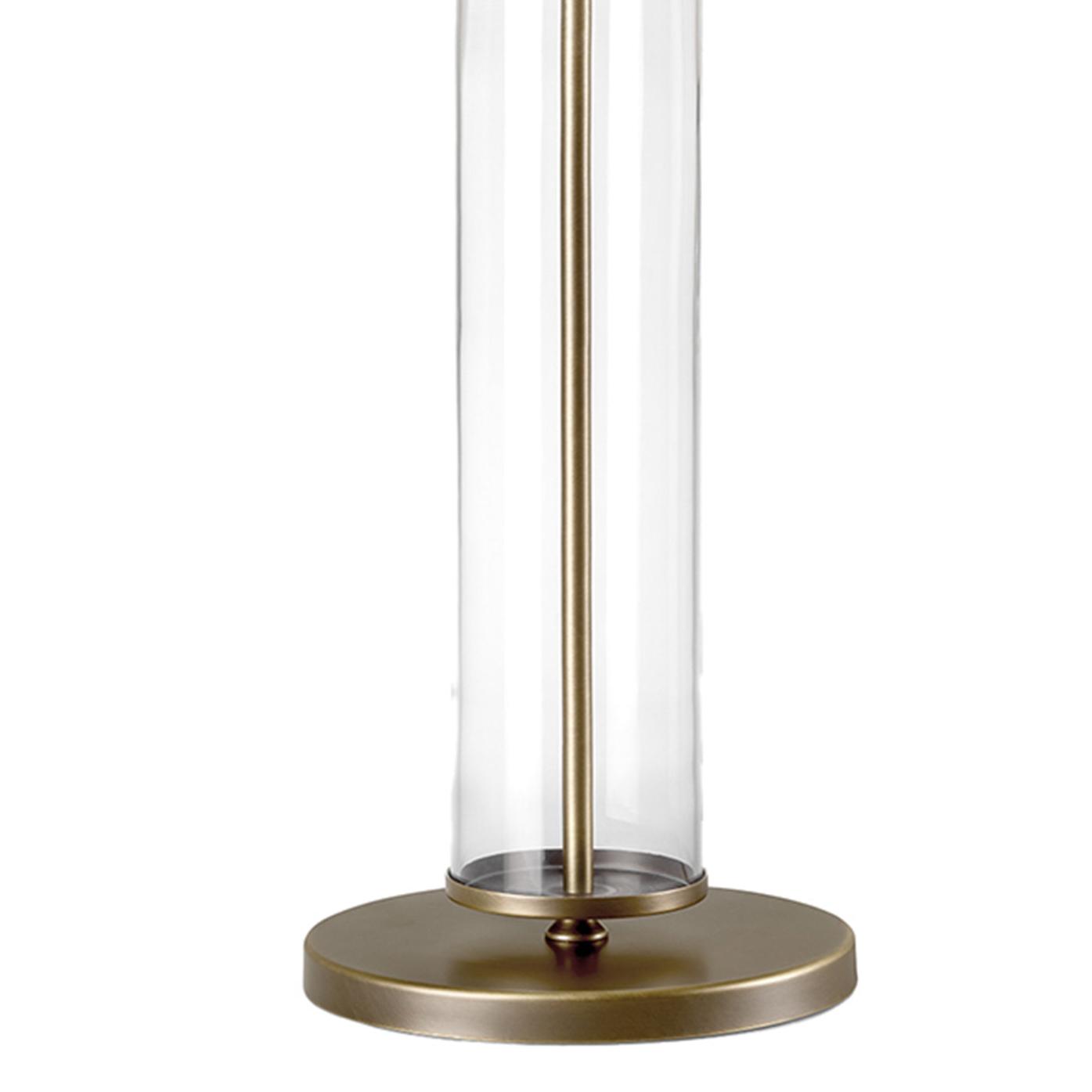 Lampe de Table en Métal Bruni