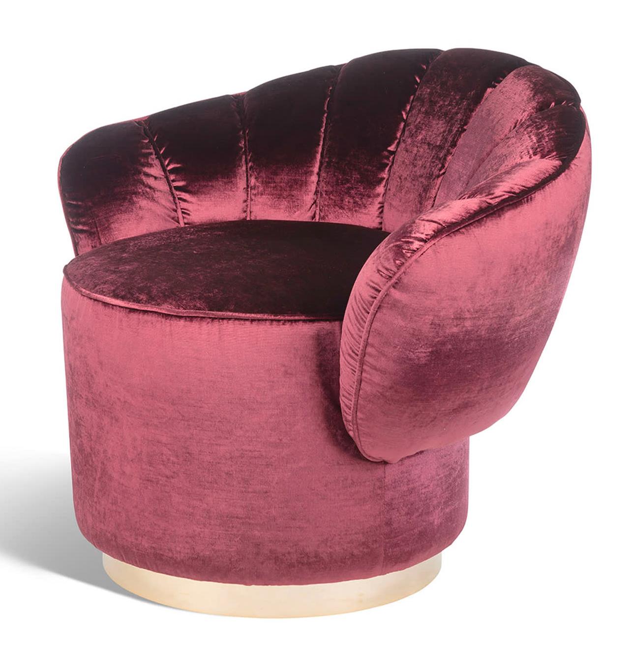 Fauteuil Kidman bordeaux