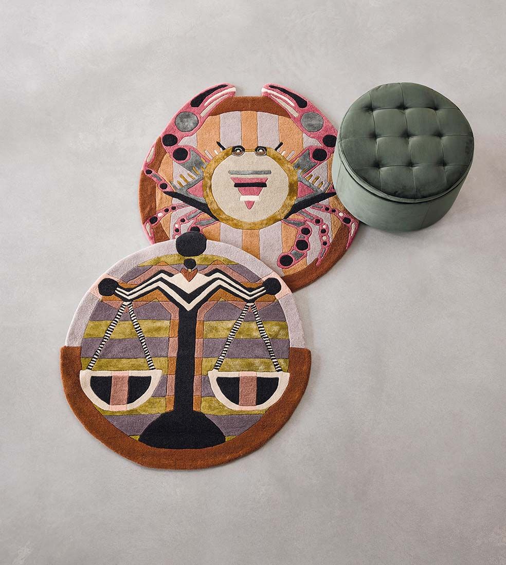 Tapis Rond Zodiac Balance Cercle 161705